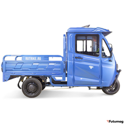 Грузовой электротрицикл Rutrike КАРГО Кабина 1500 60V1000W синий