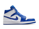 баскетбольные кроссовки Nike Air Jordan 1 Mid Hyper Royal White 554724-114