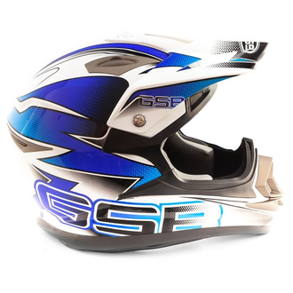 Кроссовый шлем XP-14 PRO RACE BLUE фото