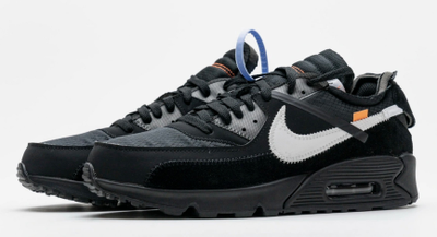 Nike Air Max 90 X Off White (Черные) новые