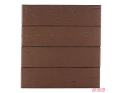 Кирпич темно-коричневый рустик 1 НФ ЛСР