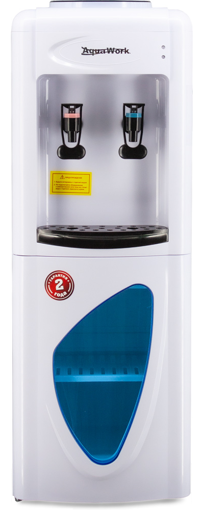 Кулер для воды Aqua Work 0.7-LDR белый, с нагревом и электронным охлаждением