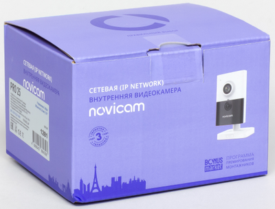 Novicam PRO 25 WiFi/LAN мини IP видеокамера с ночным видением, встроенный DVR, Full HD 2 Мп (iVMS-4500 lite)