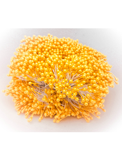 Тычинки капельки около 340 нитей , двусторонние , цвет желтый