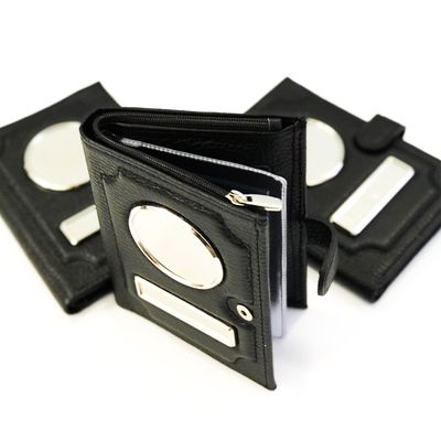 Обложка 4в1 С КНОПКОЙ. ФЛОТТЕР. Цвет: ЧЁРНЫЙ. Прошивка: ЧЁРНАЯ. Автодокументы + отделения для карт и визиток + кошелёк на молнии + карман для купюр