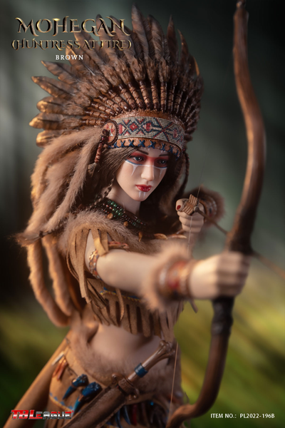 Индейская охотница в коричневом - КОЛЛЕКЦИОННАЯ ФИГУРКА 1/6 Mohegan huntress attire Brown (PL2022-196B) - TBLeague