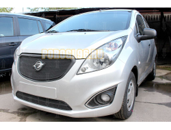 Защита радиатора Ravon R2 2016- (кроме Элеганс) black низ