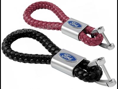 Брелки кожаные оптом с логотипом форд