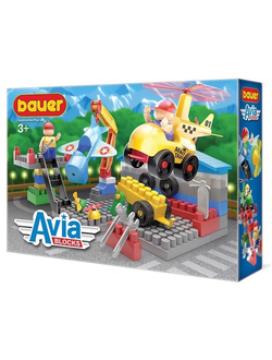 Детский развивающий конструктор Bauer Самолет "AVIA" Набор "Сервис"