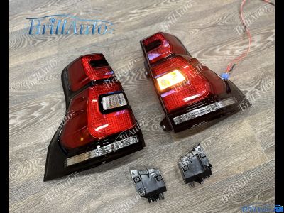 Стопы Toyota Land Cruiser Prado 150 2018+ красные светодиодные