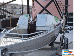 Тент на лодку WYATBOAT 430 MDC (без кринолинов)