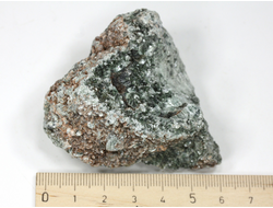 Клинохлор (серафинит), необработанный "дикий" образец, Россия, Иркутская область (62*52*30 мм, 99 г) №29862