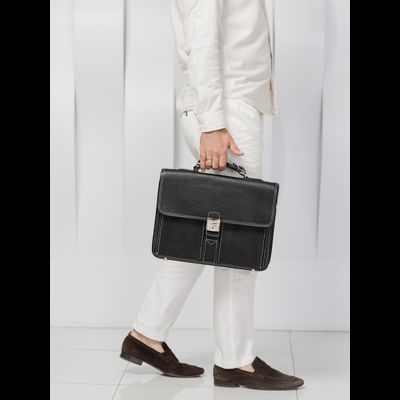 Кожаный портфель Feudo black (арт. 2014-01)