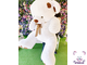 Гигантский медведь 180 см белый с бантом Тони