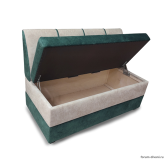 Кухонный ДИВАН "ФОРУМ-8", Зеленый/Слоновая кость