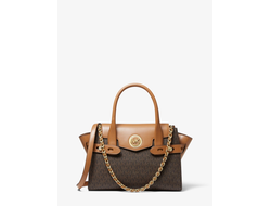 Сумка Michael Kors Shoulder с логотипом коричневая