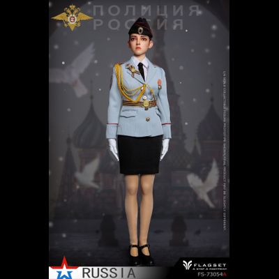 ПРЕДЗАКАЗ - Сотрудница полиции МВД РФ - Коллекционная ФИГУРКА 1/6 Russian female soldiers Internal Affairs (FS-73054A) - FLAGSET ?ЦЕНА: 18900 РУБ.?