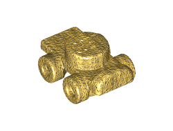 Minifigure Footgear Roller Skate, Pearl Gold (11253 / 6132266)