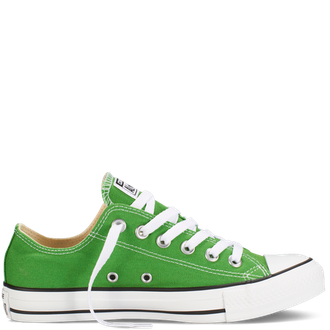 Кеды Converse All Star зеленые низкие 142374F