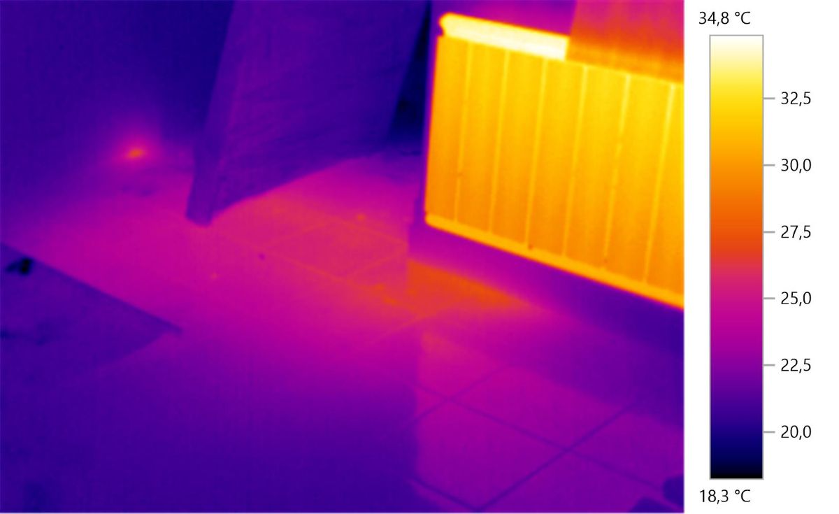 Поиск протечки в системе отопления административного здания