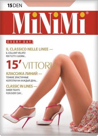 Колготки женские с шортиками MiNiMi Vittoria 15 den