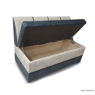 Кухонный диван Форум-8 120см, Серый/слоновая кость