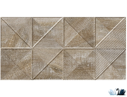 Настенная плитка Belani Астерия Декор 1 коричневый 30х60 см под дерево купить в магазине Marysя