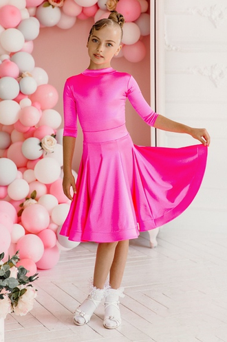 Платье рейтинг бифлекс, розовый
