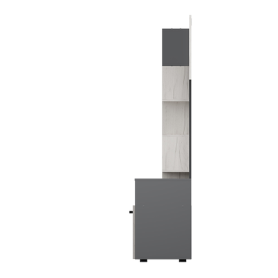 Гостиная Евро графит/дуб крафт белый (Мебелони)