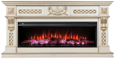 Линейный электрокамин Малага WT с очагом Joker 52