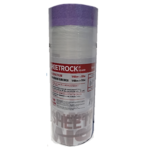 SHEETROCK КК пленка/клейкая деликатная фиолетовая лента до 100°C, УФ 30дней, 140смх33м Пленка 7 мкр арт. 303014