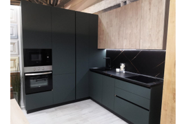 Кухня зеленая