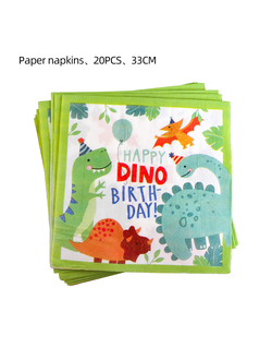 Салфетки НВ дино 33см 20шт