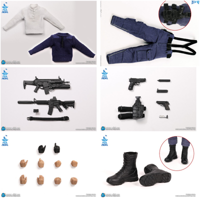 Джеймс Бонд (Дэниэл Крейг) - Коллекционная ФИГУРКА 1/12 MI6 Agent Jack (XM80003) - DID