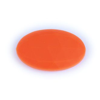 Овал плоский, оранжевый
