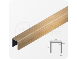 П-образный разделительный профиль из нержавеющей стали NEEXY PVS97-04 BG Золото браш