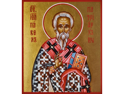 Павел Константинопольский патриарх, Святитель. Рукописная икона.