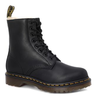 Ботинки Dr Martens 1460 Serena черные с мехом (36-46)