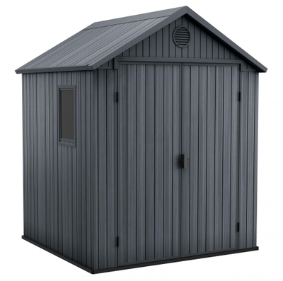 Сарай "Дарвин 6х6" (размеры 183 х 182 см), серый