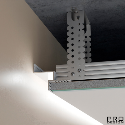 Парящий потолочный профиль Pro Design Gipps 602 Белый