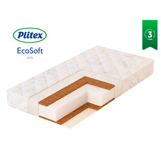 Матрац Plitex EcoSoft 1190х600х120 мм