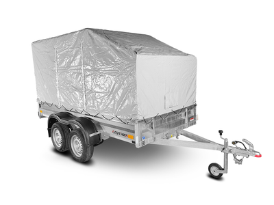 Прицеп «Спутник» (3200x1440x330) двухосный, оцинкованная рама, с силовым подрамником