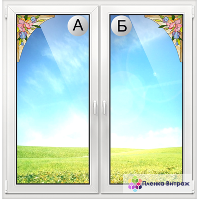 ВИТРАЖНАЯ ПЛЕНКА Y-17