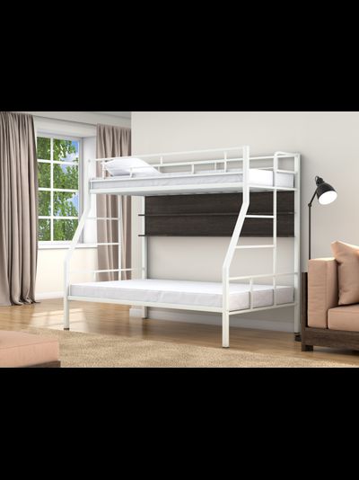 Двухъярусная кровать Раута Твист белая