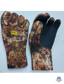 Перчатки неопреновые 5мм AquaDiscovery Anatomic Camo ОП р.XL