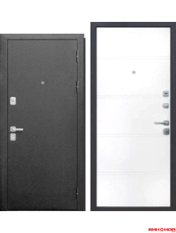 9 см Серебро Эмалит белый