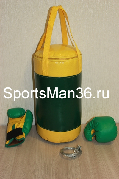 Груша боксерская детская зеленая