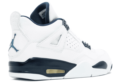 Nike Air Jordan 4 Retro White Navy (Белые) Арт7 новые