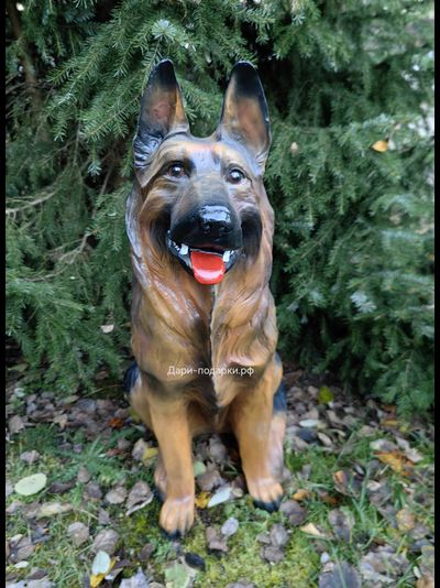 ОВЧАРКА 89*56см  8кг  полистоун Россия  7612/012292*