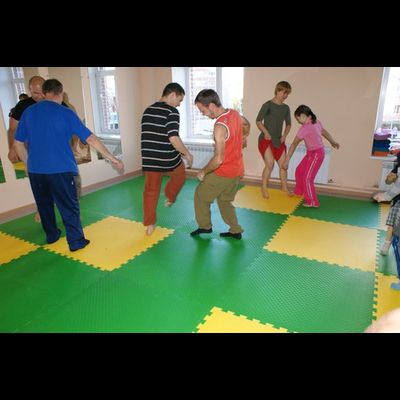 Мягкий пол для детской игровой комнаты 1x1м.